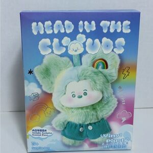 NEW Disney MINISO Mickey Mouse Head in the Clouds Plush Toy Vinyl Surprise Box